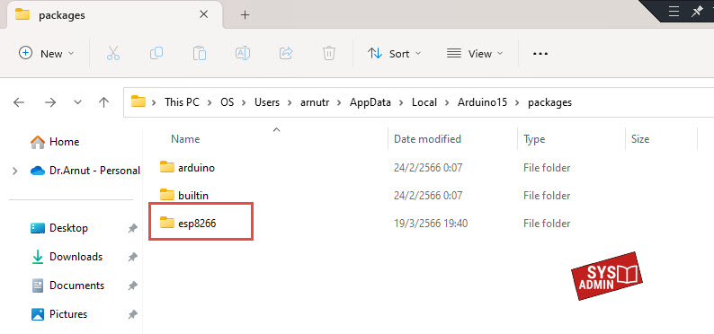 การแก้ปัญหา ESP8266/Arduino ขึ้น A fatal esptool.py
