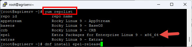 การติดตั้ง EPEL Repository บน Rocky Linux 9