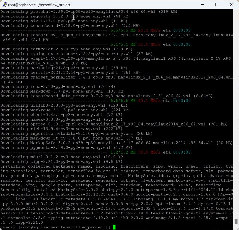 การติดตั้ง TensorFlow บน Rocky Linux 9 – SYSADMIN KNOWLEDGE