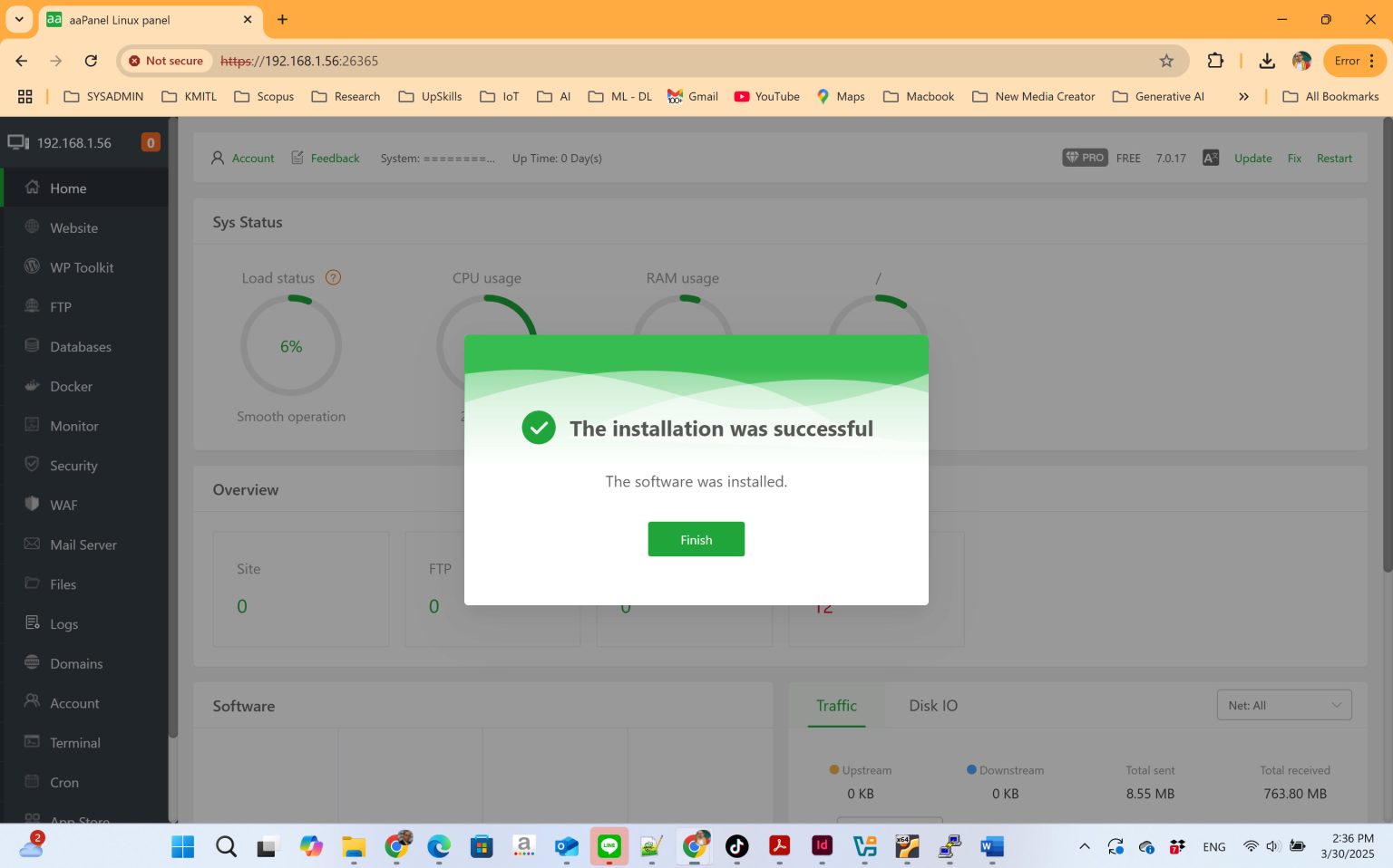 บริหารเซิร์ฟเวอร์ง่ายๆด้วย aaPanel บน Ubuntu Server 24.04 – SYSADMIN ...