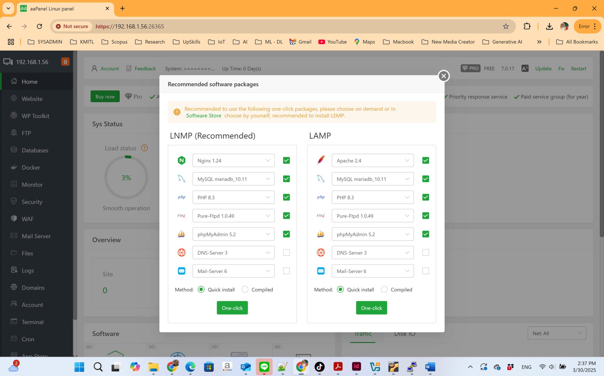 บริหารเซิร์ฟเวอร์ง่ายๆด้วย aaPanel บน Ubuntu Server 24.04 – SYSADMIN ...