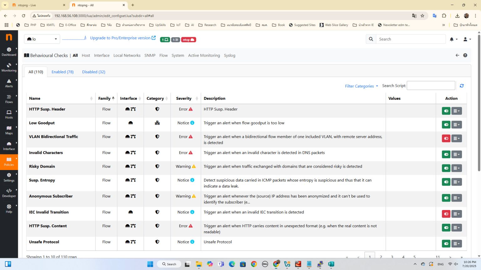 Network Monitoring ง่าย ๆ ด้วย Ntopng บน Rocky Linux 9 – SYSADMIN KNOWLEDGE