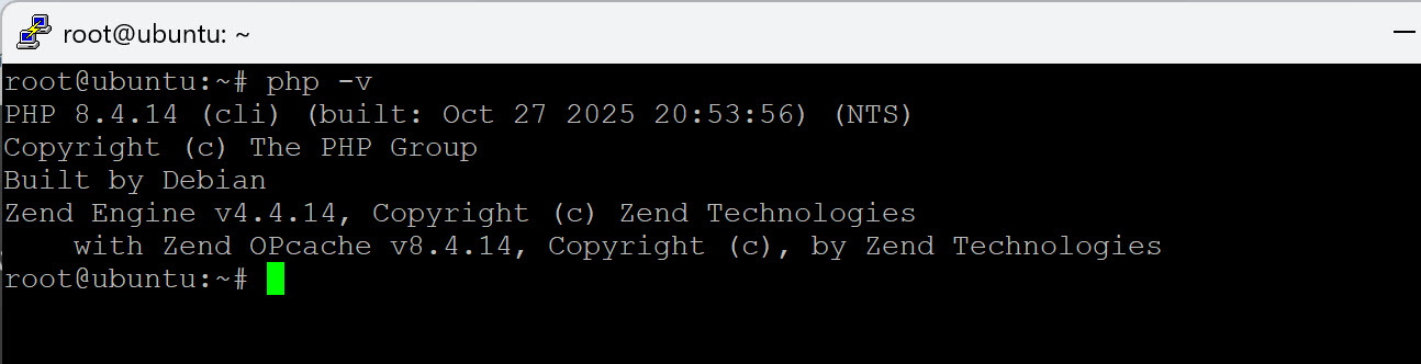 การติดตั้ง PHP 8.4 (CLI) ร่วมกับ PHP 8.4-FPM บน Apache Web Server ...