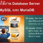 การเลือกใช้งาน Database Server ระหว่าง MySQL และ MariaDB