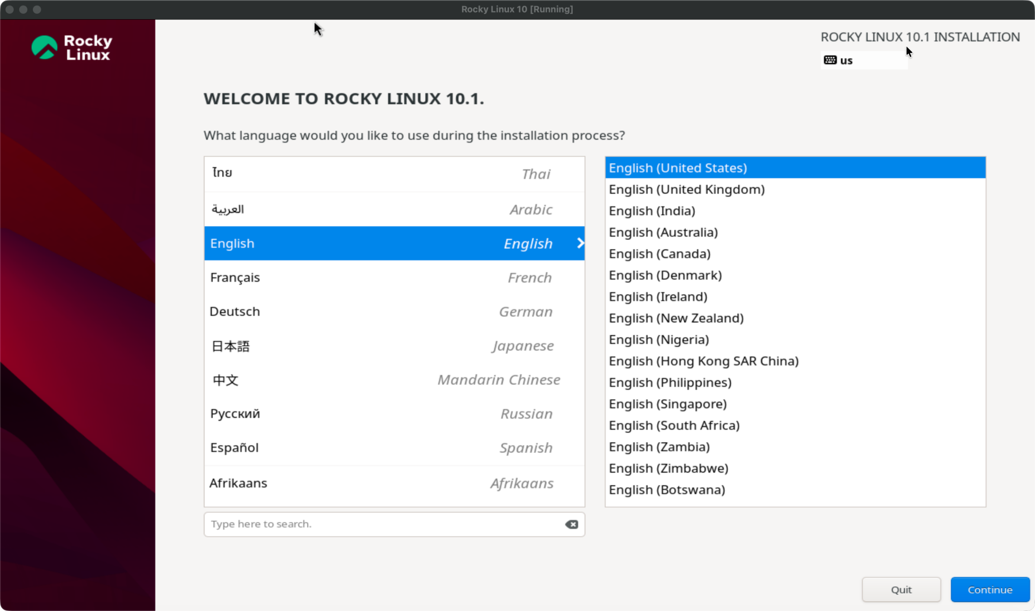 การติดตั้ง Rocky Linux 10 “Red Quartz” – SYSADMIN KNOWLEDGE