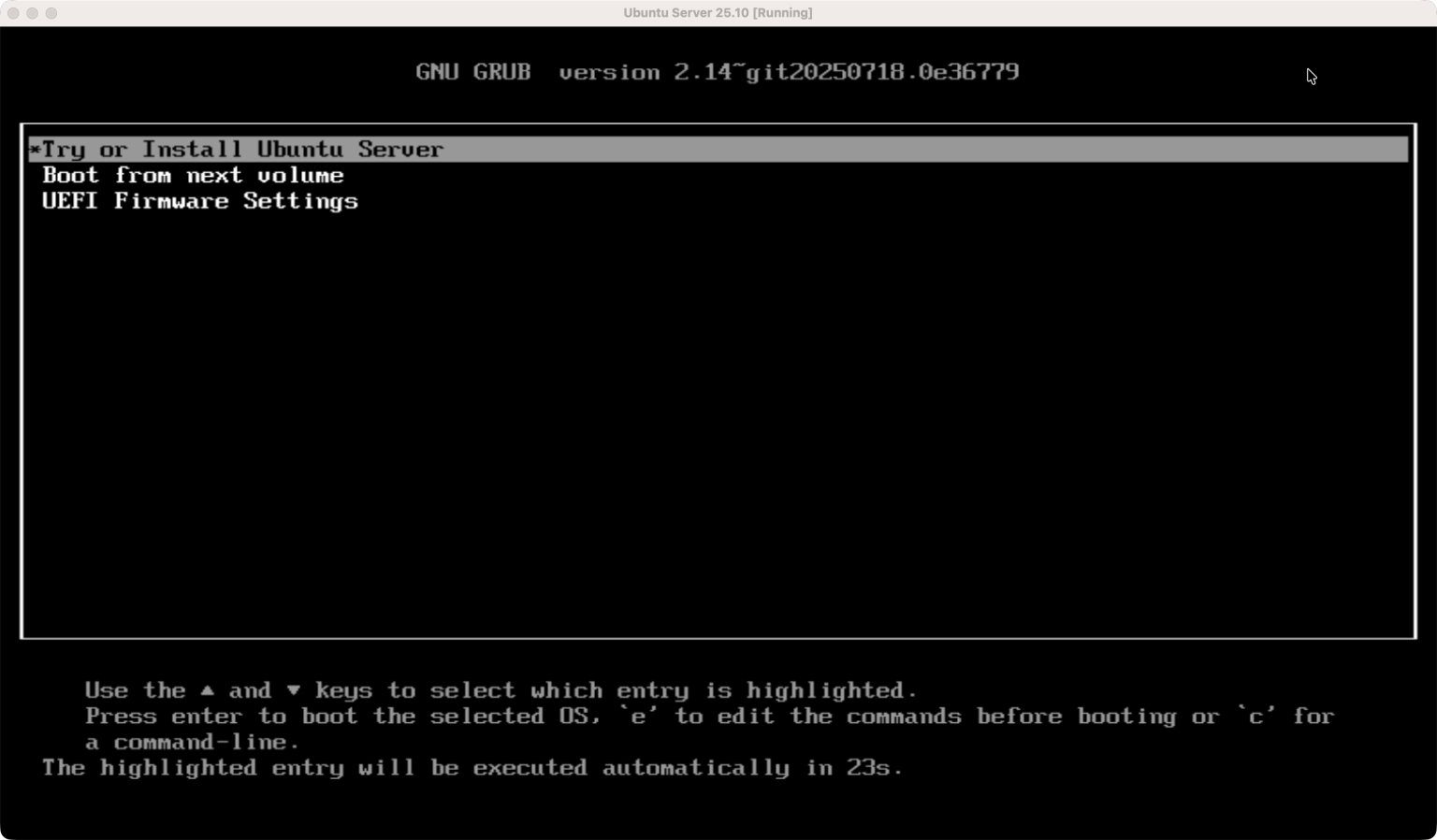 การติดตั้ง Ubuntu Server 25.10 – SYSADMIN KNOWLEDGE