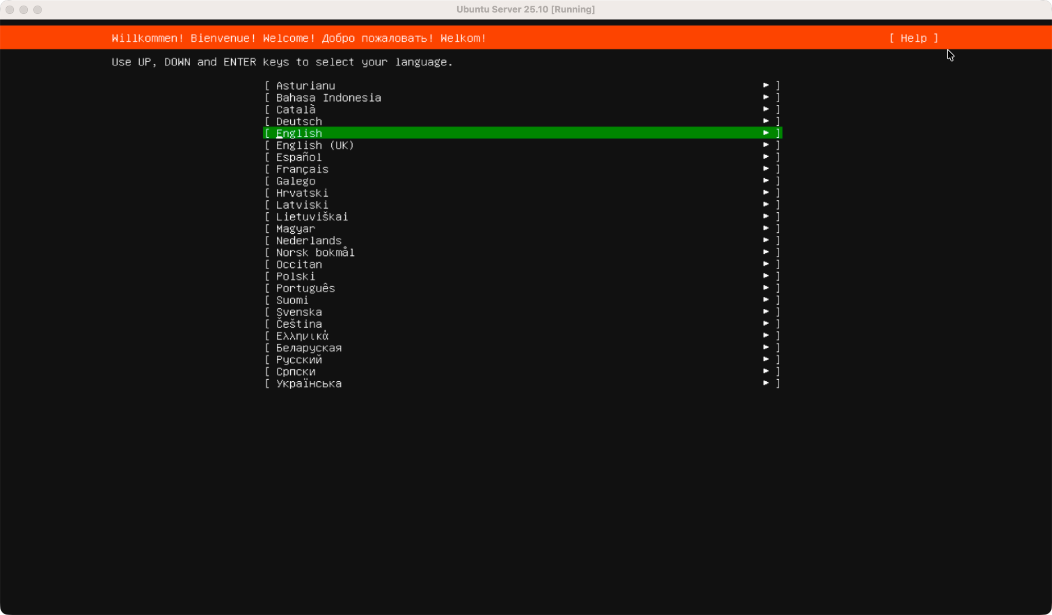 การติดตั้ง Ubuntu Server 25.10 – SYSADMIN KNOWLEDGE