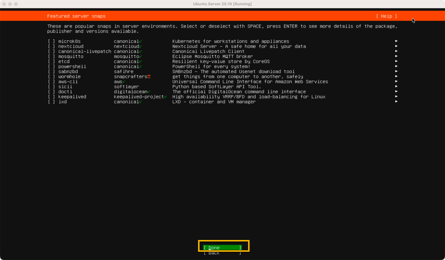 การติดตั้ง Ubuntu Server 25.10 – SYSADMIN KNOWLEDGE