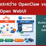 ความต่างระหว่าง OpenClaw vs n8n vs Open WebUI
