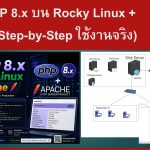 ติดตั้ง PHP 8.x บน Rocky Linux + Apache (Step-by-Step ใช้งานจริง)