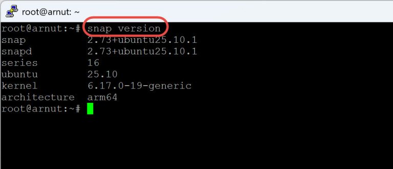 การใช้ Snap Package บน Ubuntu Server 25.10 – SYSADMIN KNOWLEDGE